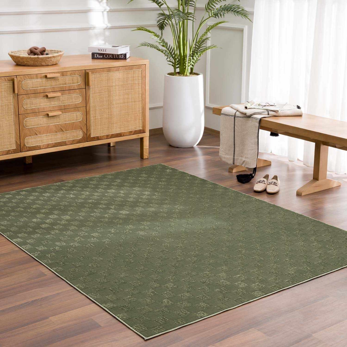 Truls Gambit Washable Rug — Durable, Easy-Care Area Rug for Living Room & Hallways