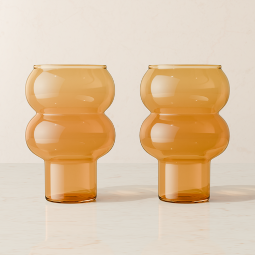 Bubble Drink Glass Set - Tall