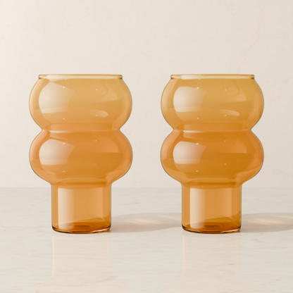 Bubble Drink Glass Set - Tall