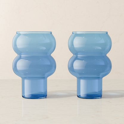 Bubble Drink Glass Set - Tall