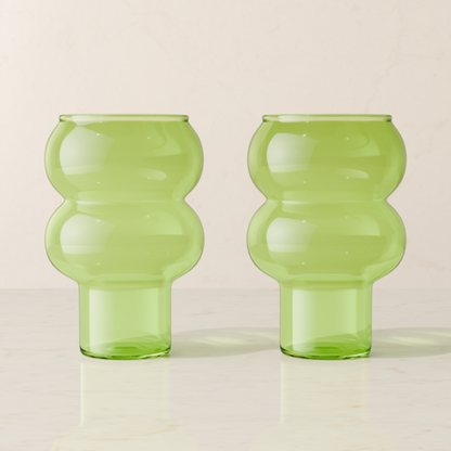 Bubble Drink Glass Set - Tall