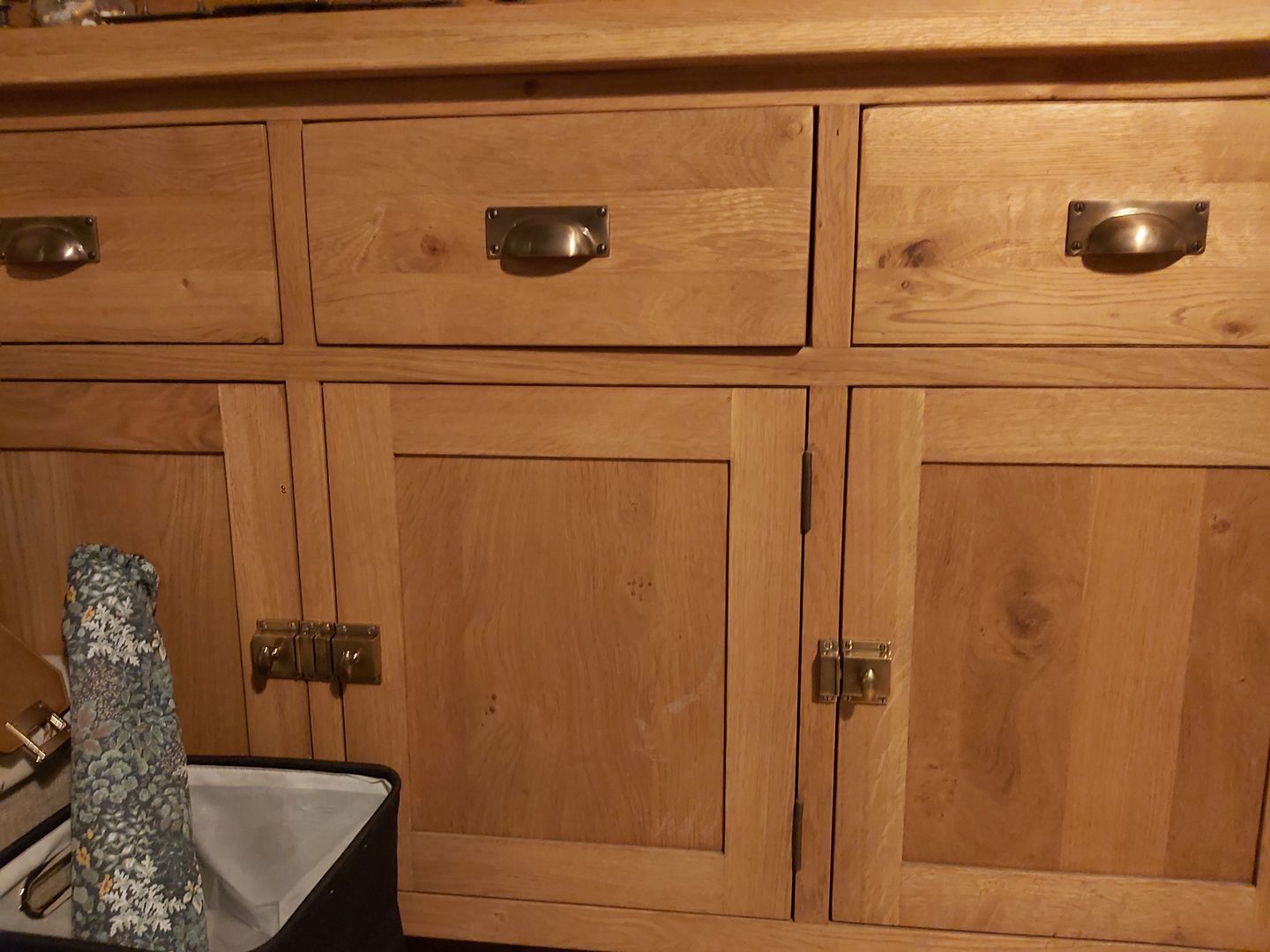 6" Rectangle Bin Pulls - Antique Brass