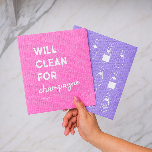 Biodegradable Dish Cloths – Champagne Set