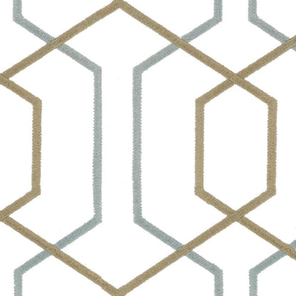 Zoe - Set of 2 Panels Crewel Embroidered Curtains | Linen Cotton Mix |