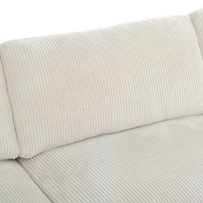 Modular Sectional Sofa with Ottoman L Shaped Corner Sectional for