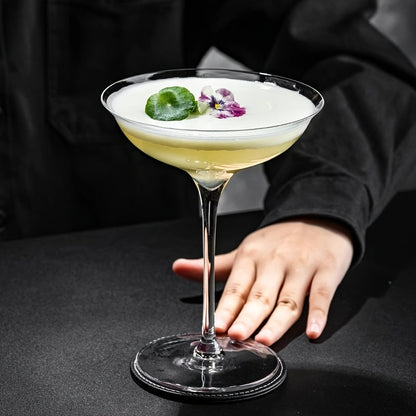 Shallow Dish Martini Glasses – Set of 1/2 | Wide Mouth Cocktail &