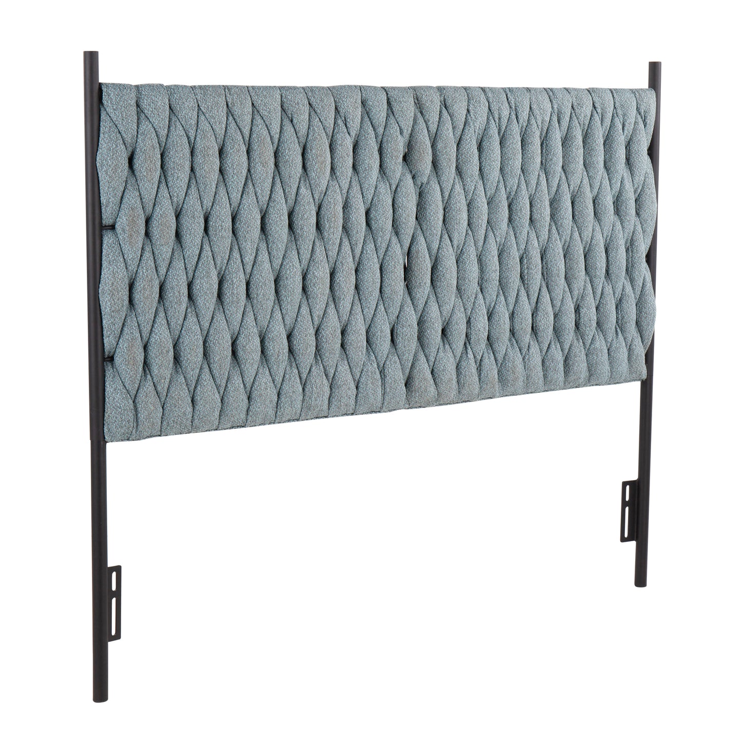 Braided Matisse Headboard by LumiSource, Upholstered Braided Design with Metal Frame
