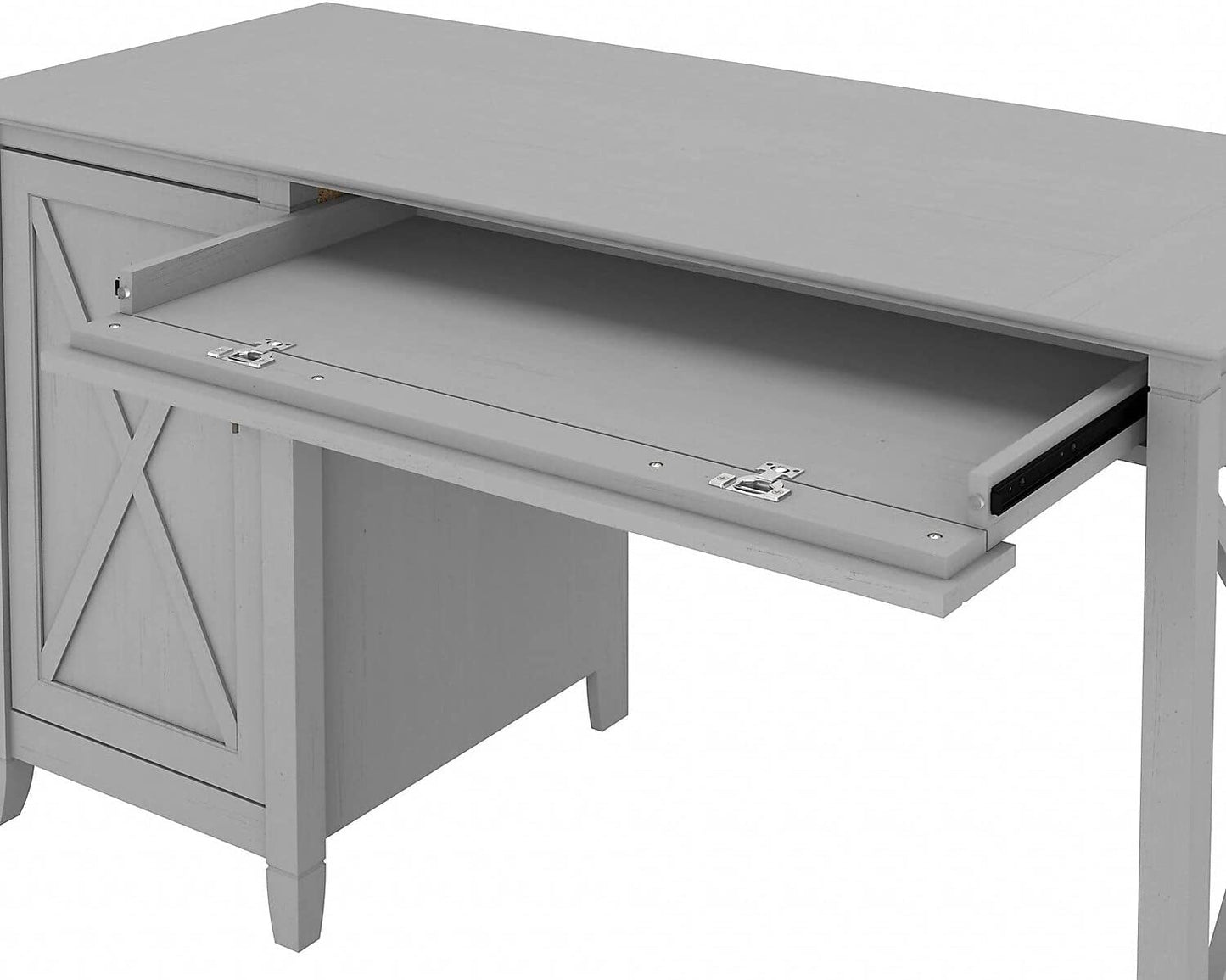Key West Computer Desk with Storage and File Cabinet Including Lateral Filing