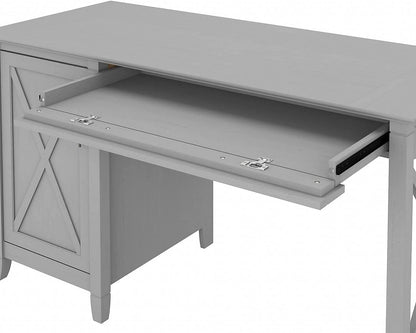 Key West Computer Desk with Storage and File Cabinet Including Lateral Filing