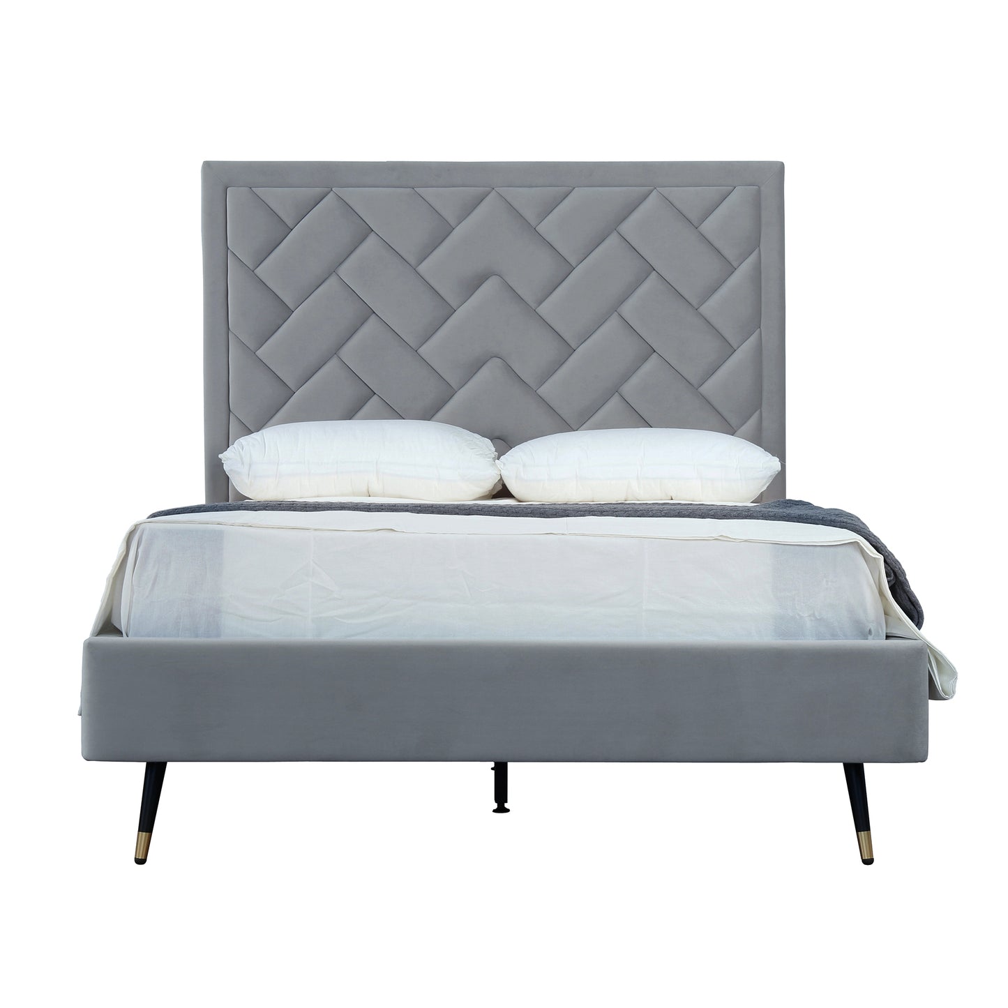 Full Bed in Gray