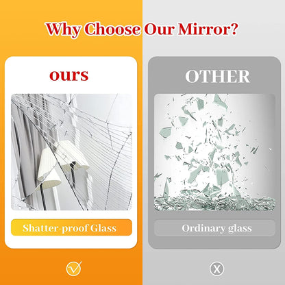 Arched Full Length Mirror, Gold Frame