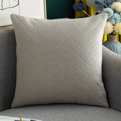 Velvet Square Cushion Cover  Soft Luxurious Plush Decor