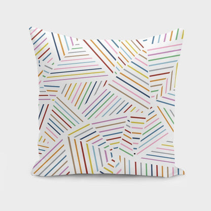 Ab Linear Rainbow Zoom  Cushion/Pillow
