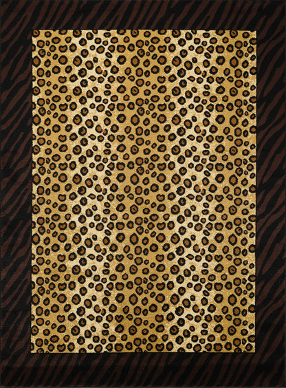Tribes GC_YLS4014 Multi 7 ft. 10 in. x 10 ft. 3 in. Animal Print Area Rug