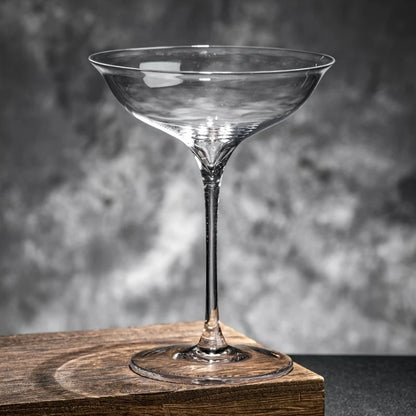 Shallow Dish Martini Glasses – Set of 1/2 | Wide Mouth Cocktail &