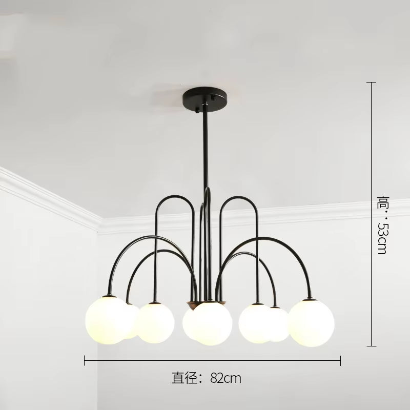 Modern Led Pendant Lamps Nordic Glass Minimalist Hanging Lighting Fixture Dining Living Bedroom Indoor Decor Suspension Lights