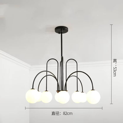 Modern Led Pendant Lamps Nordic Glass Minimalist Hanging Lighting Fixture Dining Living Bedroom Indoor Decor Suspension Lights