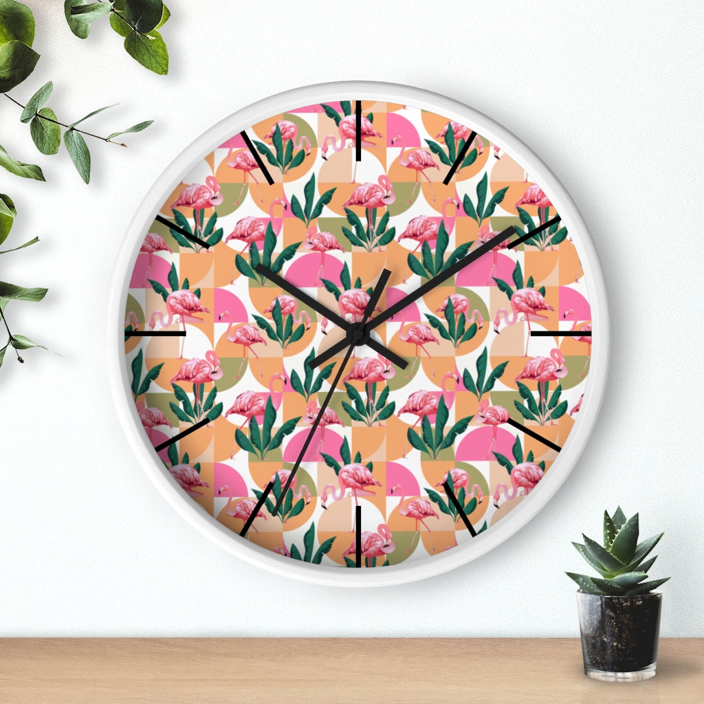 2882Time™ Retro Geometric Wall Clock Collection with Assorted Retro Pattern Designs