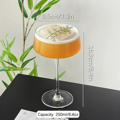 Elegant Japanese Tower Glass Set Cocktail  Martini Cups