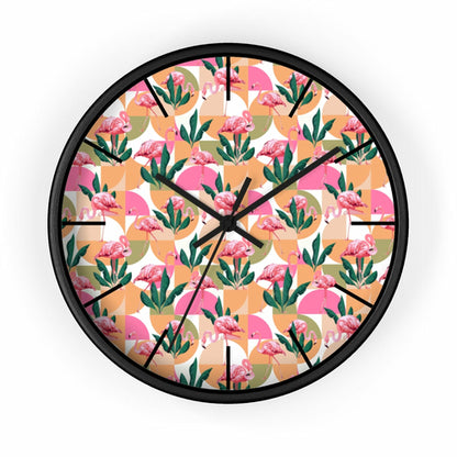 2882Time™ Retro Geometric Wall Clock Collection with Assorted Retro Pattern Designs