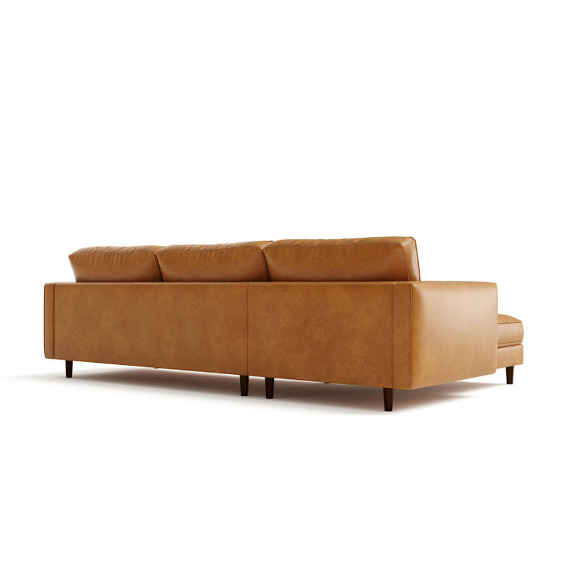 3-Seat L-Shaped Sectional Sofa Couch for Living Room