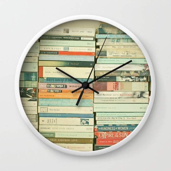 Decorative Wall Clocks Collection – Typography, Floral, Map, Camera & Abstract