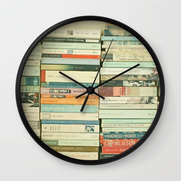 Decorative Wall Clocks Collection – Typography, Floral, Map, Camera & Abstract