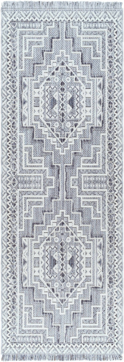 Alya Charcoal Textured Area Rug