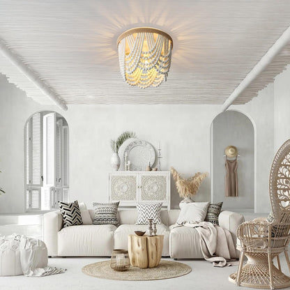 Bohemian Lighting Bohemian Chandelier Handmade Beaded Chandelier