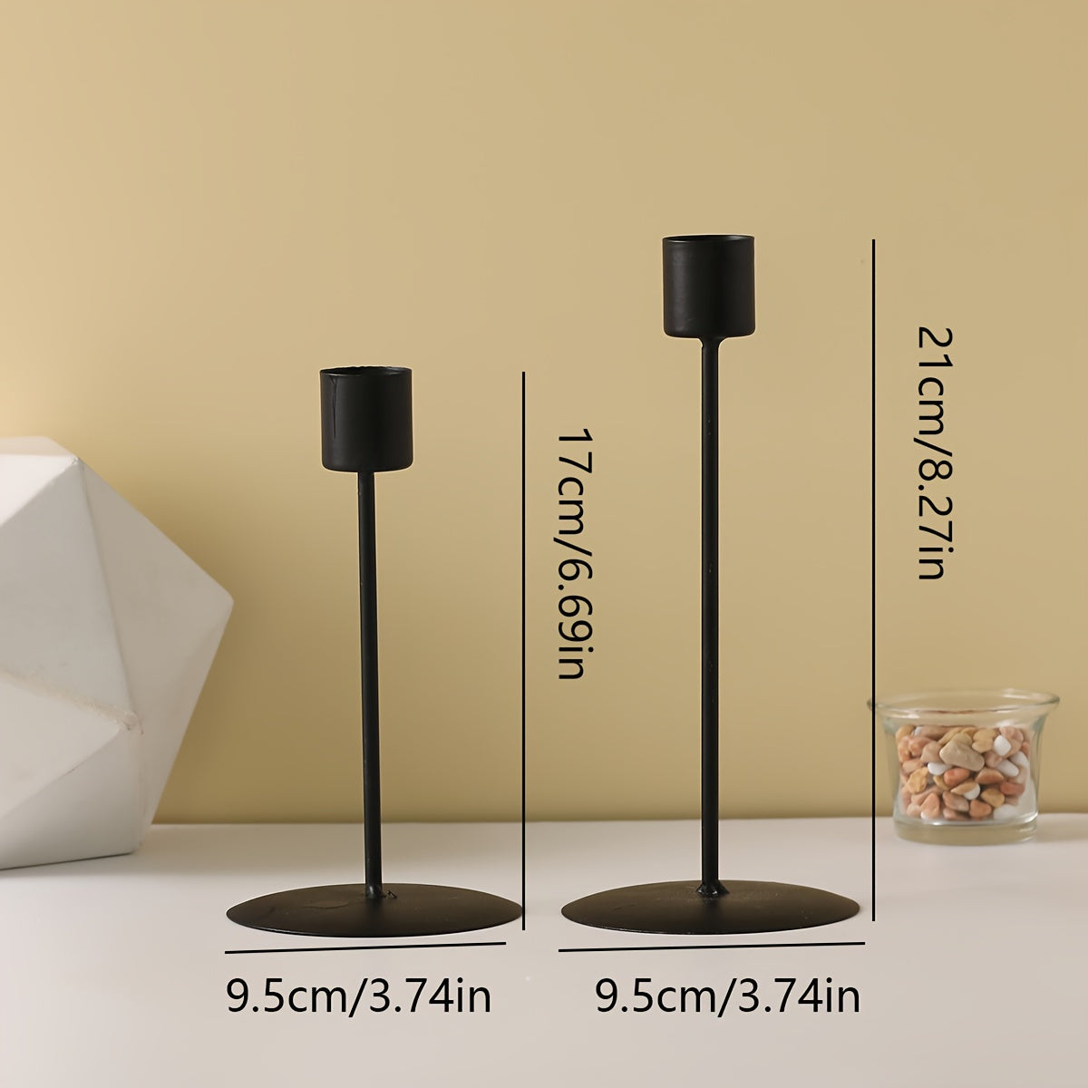 Elegant Candle Holder Set for AllDay Festivities