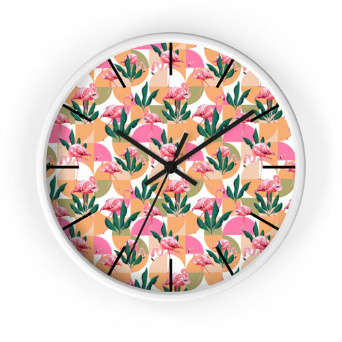 2882Time™ Retro Geometric Wall Clock Collection with Assorted Retro Pattern Designs