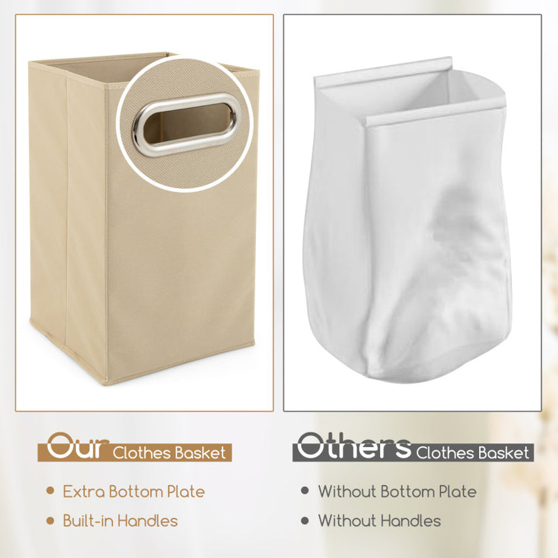 4-Tier Tilt-Out Laundry Hamper with Storage Shelves for Laundry Room
