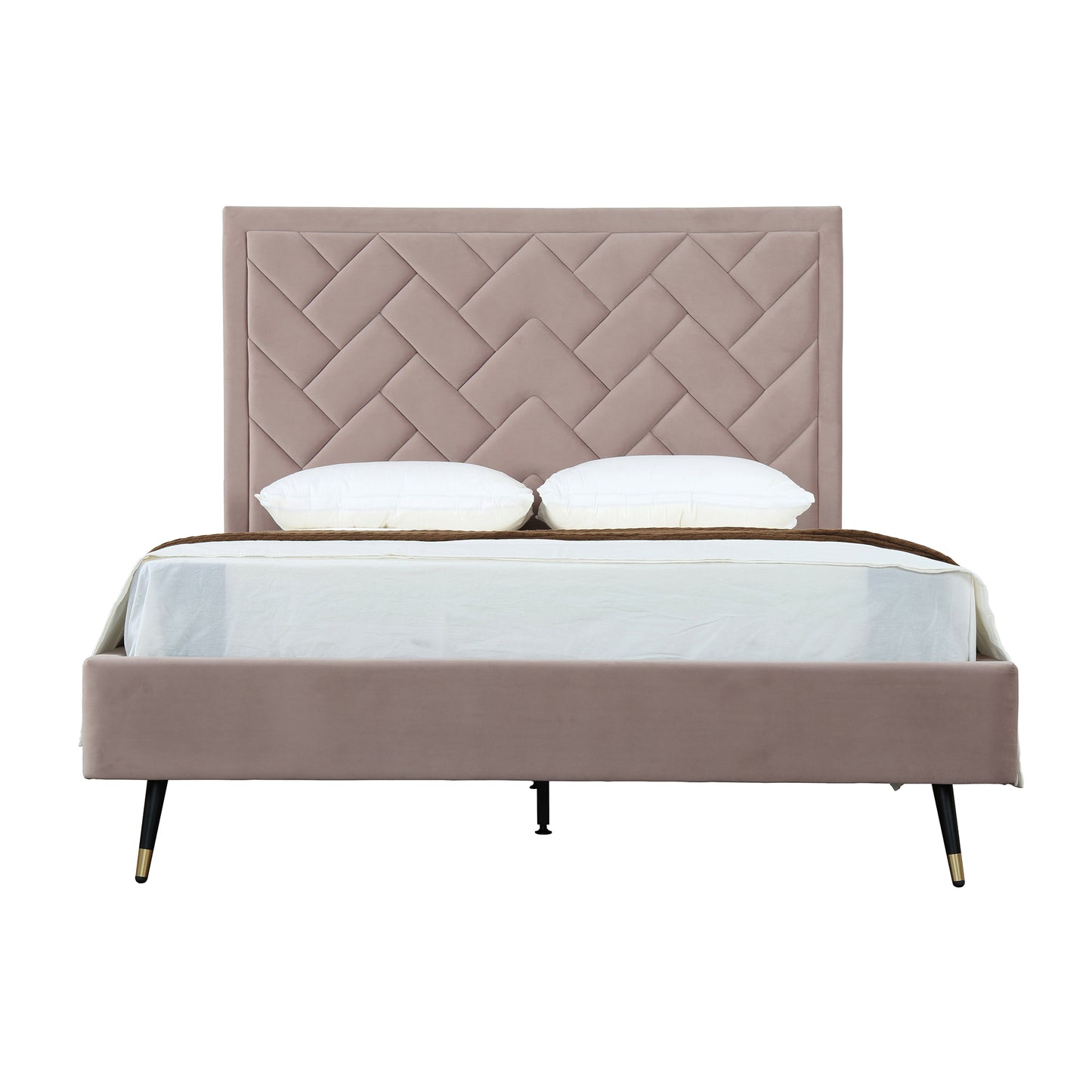 Queen Bed in Blush