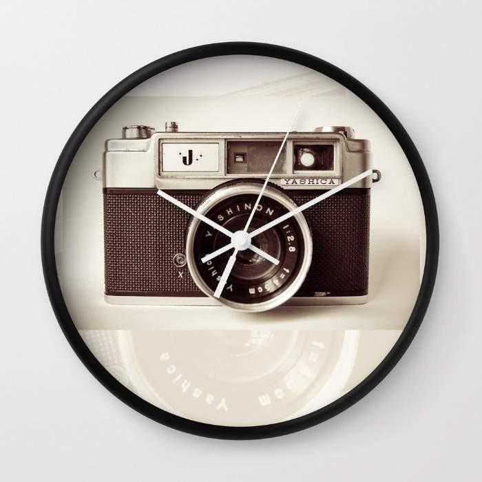 Decorative Wall Clocks Collection – Typography, Floral, Map, Camera & Abstract