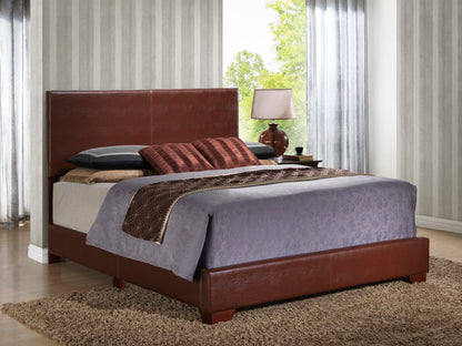 Aaron G1855-QB-UP Queen  Bed , LIGHT BROWN