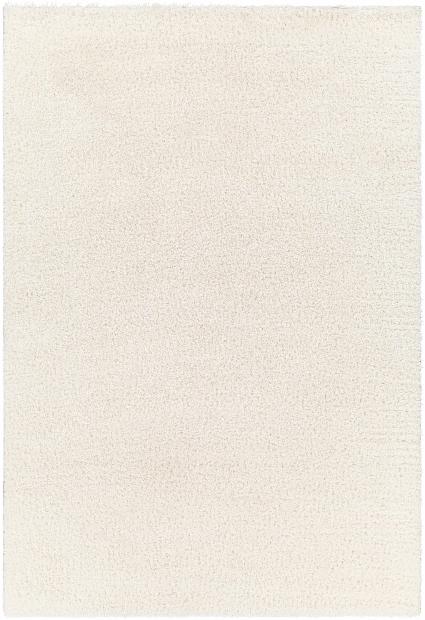 Heavenly Solid Cream Plush Rug