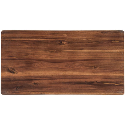 Farmhouse Rustic 2-piece Counter Height Wood Kitchen Dining Stools for