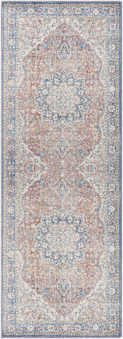 Wacousta Red&Blue Washable Rug