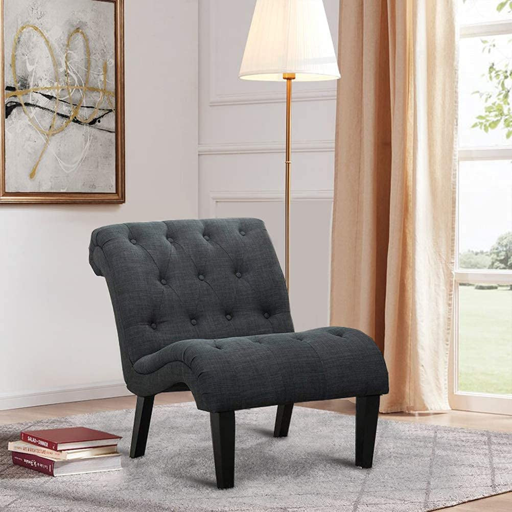 Button Tufted Slipper Chair for Any Room