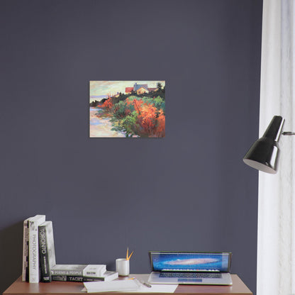 'Crest View' Still Life  I 12x16 Museum-Quality Matte Paper Poster | Original Artwork by American Artist Barbara Cleary