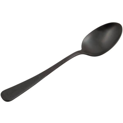 Mercer - Plating Spoon, Solid Bowl, Black, 7.875"