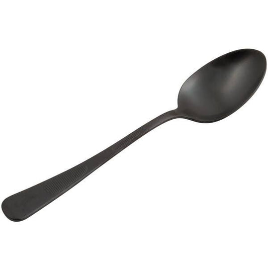 Mercer - Plating Spoon, Solid Bowl, Black, 7.875"