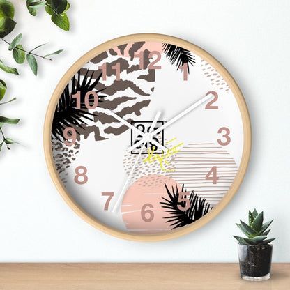 2882Time™ Retro Geometric Wall Clock Collection with Assorted Retro Pattern Designs