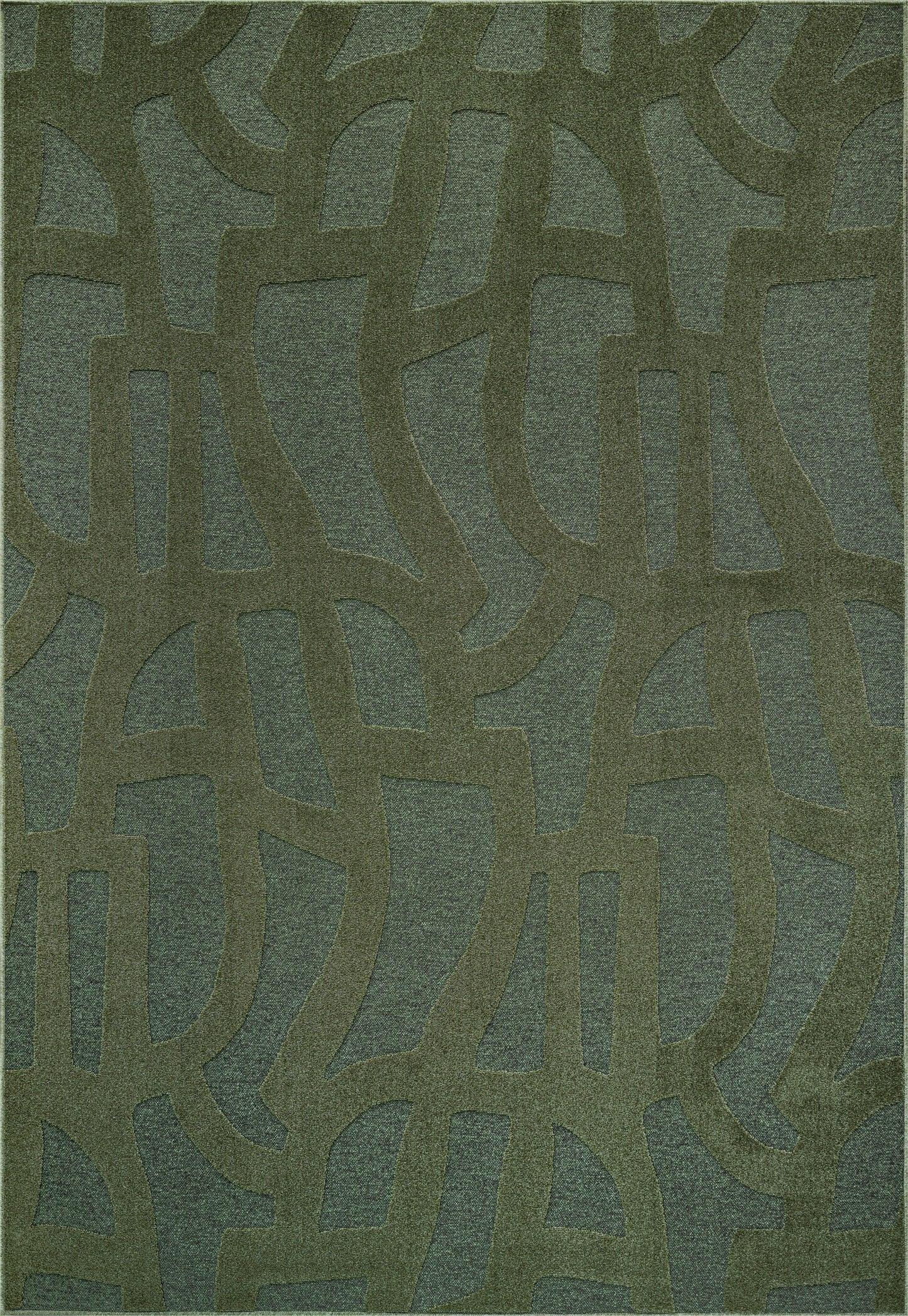 Teagan Polyester High-Low Area Rug for Living Room, Bedroom and Entryway - Floor Rug