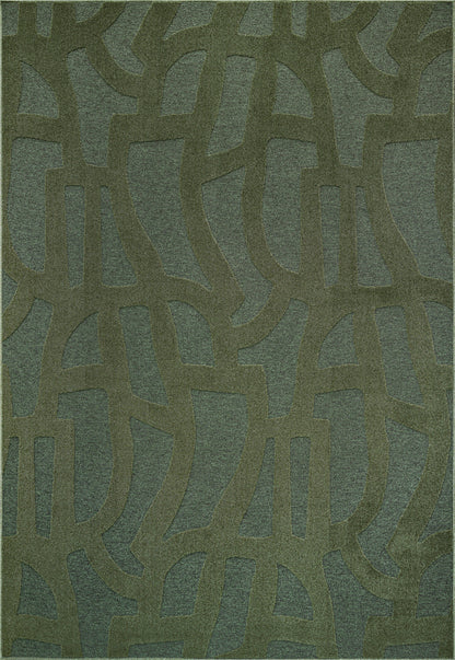 Teagan Polyester High-Low Area Rug for Living Room, Bedroom and Entryway - Floor Rug