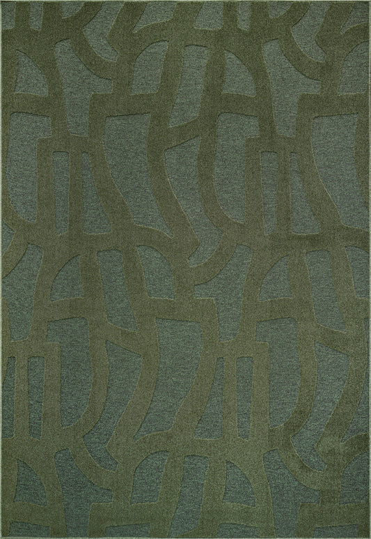Teagan Polyester High-Low Area Rug for Living Room, Bedroom and Entryway - Floor Rug