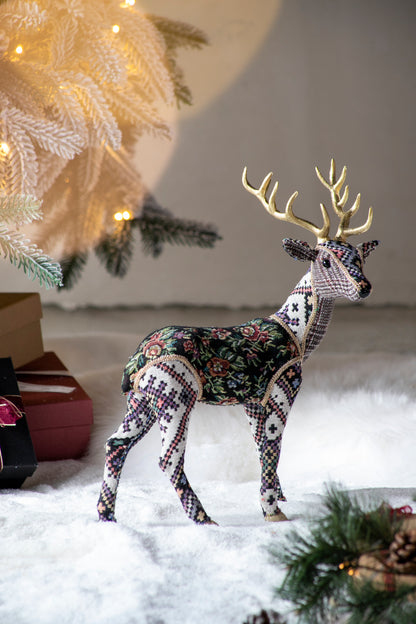 13x6.3x16.5' Velvet Foam Standing Deer