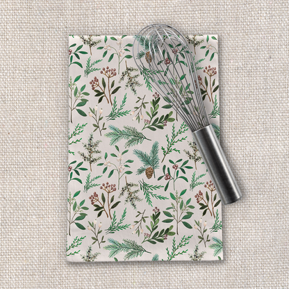 Winter Berry Tea Towel