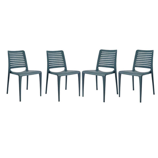 Amaranth Aura - Set of 4 Patio Dining Chair