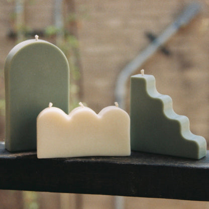 Portal Soy Pillar Candle - Solid Colorways